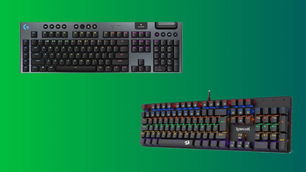 Teclados mecânicos para produtividade e jogos