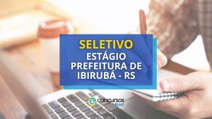 edital de seletivo para ensino médio