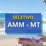 AMM MT lança edital de processo seletivo simplificado