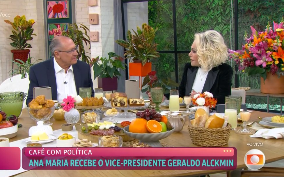 Alckmin critica Trump ao vivo no programa de Ana Maria