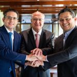 Alcolumbre, Alckmin e Motta defendem união contra ‘agressão injusta’ dos