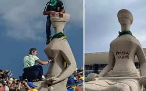 Alexandre de Moraes autoriza assistência religiosa para mulher que vandalizou