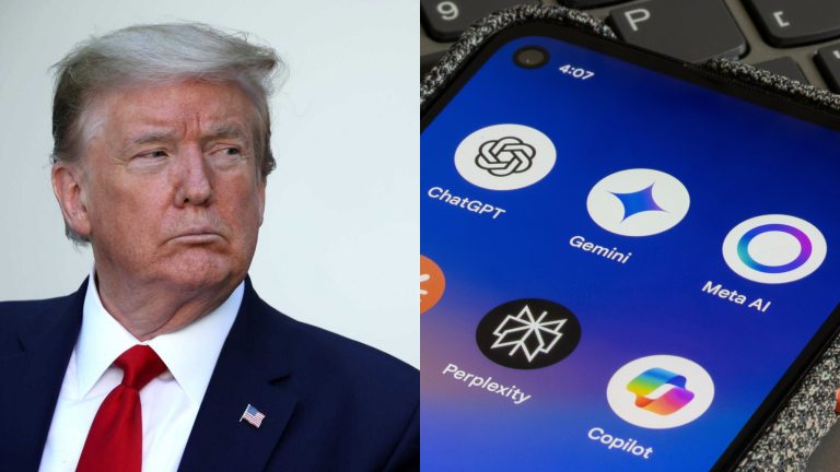 Big techs sofrem ameaça após IAs colocarem Trump em último