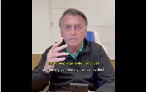 Bolsonaro agradece Trump em vídeo por apoio após divulgação de