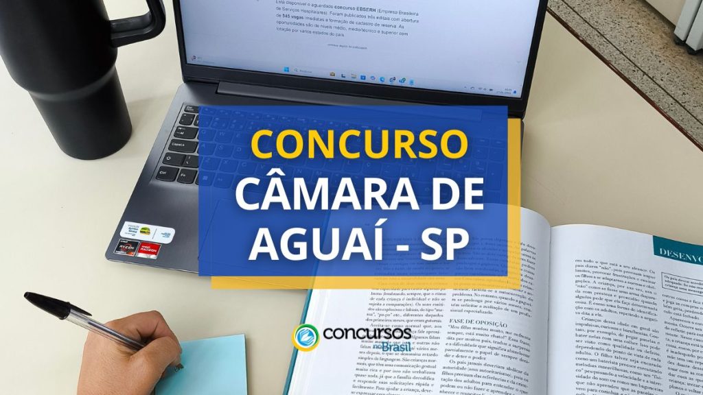 Concurso Câmara de Aguaí - SP oferta salário de R$
