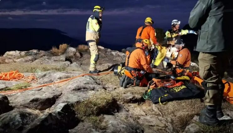 Criança que caiu em cânion no Rio Grande do Sul