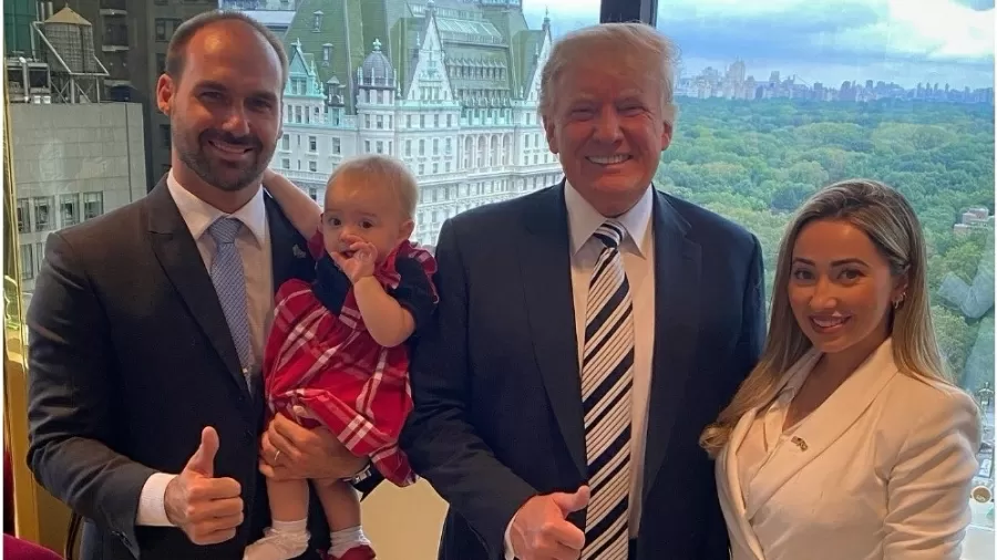 Eduardo Bolsonaro diz que Trump guarda ‘bomba nuclear’, se não