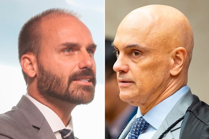 Eduardo Bolsonaro tem conta e Pix bloqueados por Moraes e