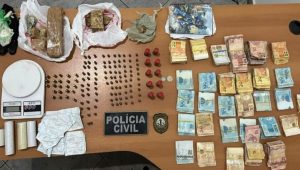 Em Cururupu, duas pessoas são presas com drogas e mais