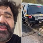 Fabiano se pronuncia após sair ileso de acidente de carro: