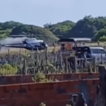 Helicóptero faz pouso de emergência após princípio incêndio em Santo
