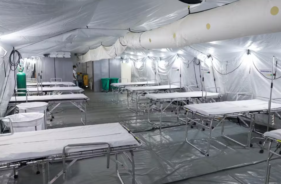 Hospital de Campanha de Síndromes Gripais vai funcionar até o