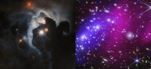 Jovens estrelas e colossal colisão nas Imagens Astronômicas da Semana