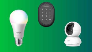 Lâmpadas, fechaduras, câmeras e mais itens para a casa inteligente