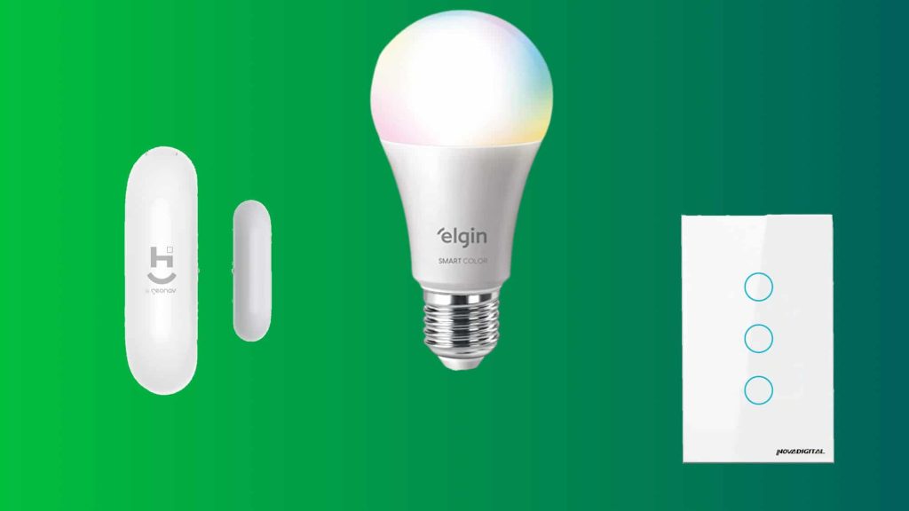 Lâmpadas, interruptores, e sensores inteligentes: opções para automação da luz