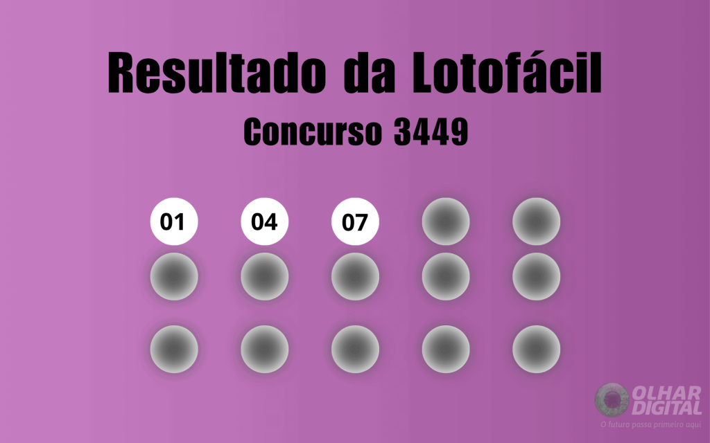 Lotofácil 3449: veja resultado de hoje, terça-feira (22)