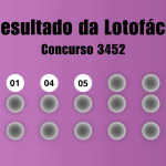 Lotofácil 3452: veja resultado de hoje, sexta-feira (25)