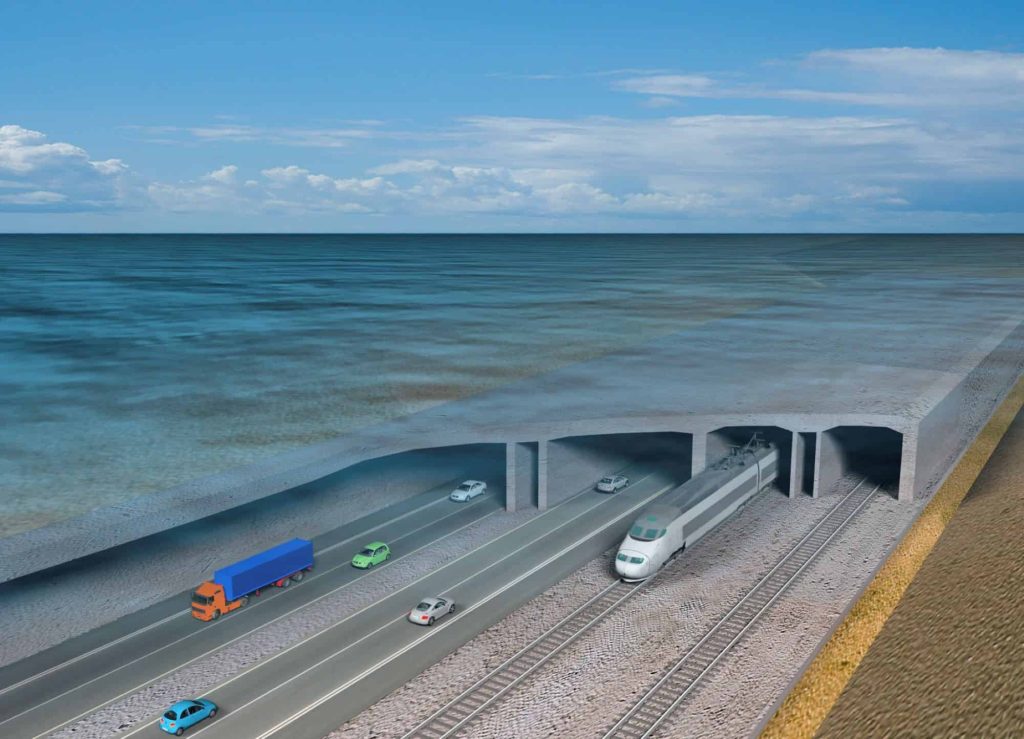 Maior túnel imerso do mundo é construído na Europa com