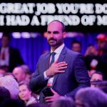 Mesmo ausente e morando nos EUA, Eduardo Bolsonaro deve escapar