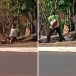 Mulher é agredida a pauladas pelo companheiro