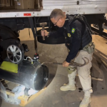 PRF apreende 41 kg de drogas escondidos em compressor de