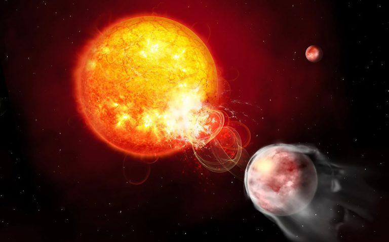 Planeta é destruído por explosões que ele mesmo provoca na