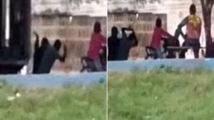 Policiais militares são flagrados agredindo homem no interior do MA
