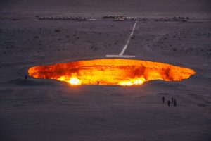 “Porta do Inferno”: o que é a cratera que queima