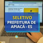 Prefeitura de Apiacá - ES: veja as vagas do novo