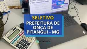 Prefeitura de Onça de Pitangui – MG abre vagas; até