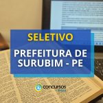 Prefeitura de Surubim - PE anuncia seletivo na educação