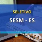 SESM ES abre processo seletivo para técnicos de nível superior