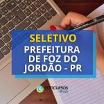 Seleção Prefeitura de Foz do Jordão