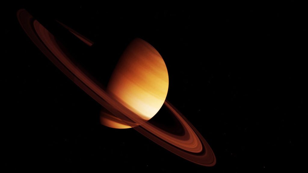 Será? Vídeo mostra algo (aparentemente) batendo em Saturno