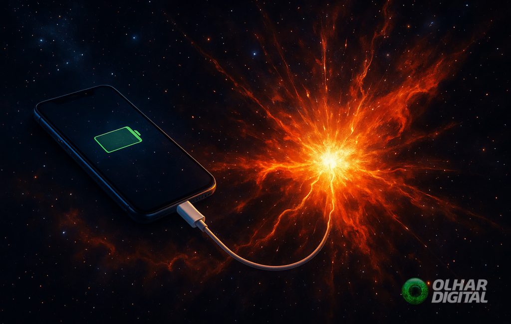 Seu smartphone é alimentado por detritos da explosão de uma