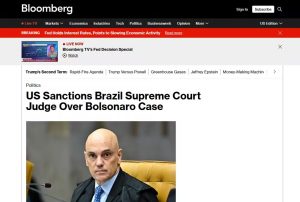 sanções de Trump a Moraes repercutem na imprensa internacional –