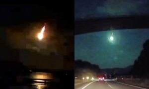 “Bola de fogo” causa clarão no céu do Japão; assista