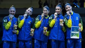 Brasil conquista medalha inédita no Mundial de Ginástica Rítmica