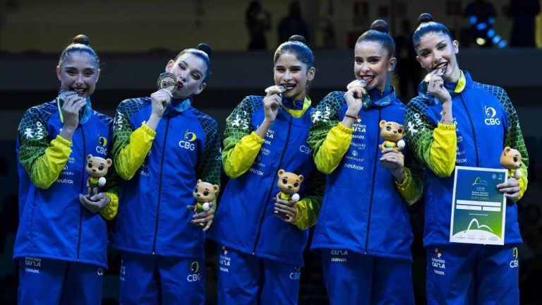 Brasil conquista medalha inédita no Mundial de Ginástica Rítmica