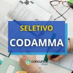 CODAMMA de Barbacena - MG divulga novo processo seletivo