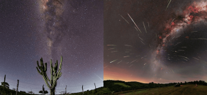 Céu do sertão e chuva de meteoros nas Imagens Astronômicas