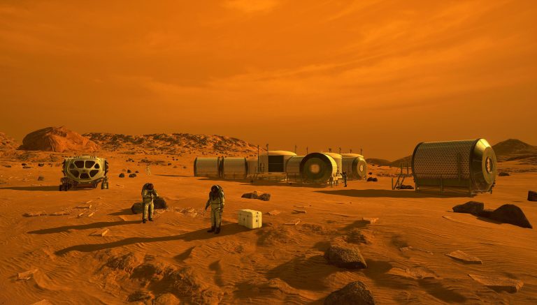 Como o solo de Marte pode produzir materiais de construção