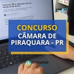 Concurso Câmara de Piraquara - PR oferece até R$ 4,2