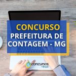 Concurso Prefeitura de Contagem - MG abre 598 vagas; até