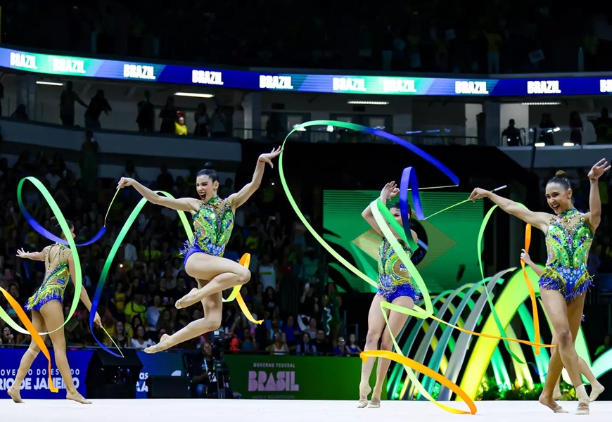 É prata! Brasil conquista medalha inédita no Mundial de Ginástica