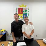 Em Barra Mansa, Paes é recebido pelo prefeito Furlani, aliado