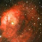 Estrela supergigante vermelha expele nuvem recorde de gás e poeira