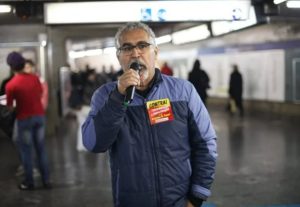 Fajardo, liderança histórica dos Metroviários de SP, disputa retorno à