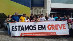 Greve em São Luís: trabalhadores de Asseio e Conservação dos