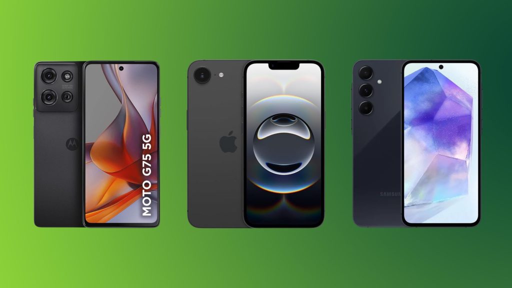 Liquidação de smartphones: Motorola, Apple e Samsung